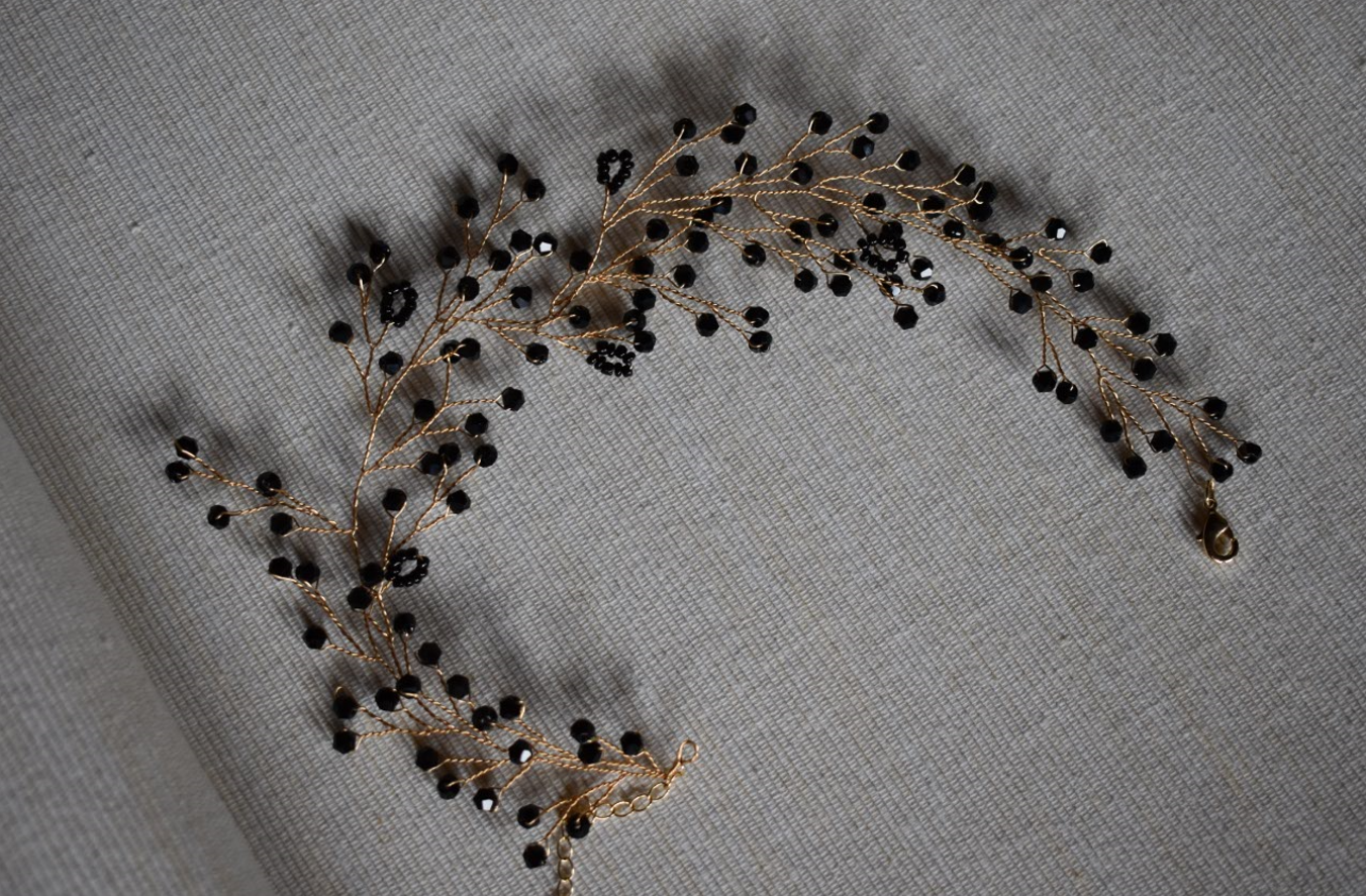 Tree Black Choker