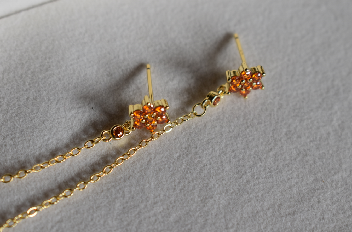 Orangeflo Earrings