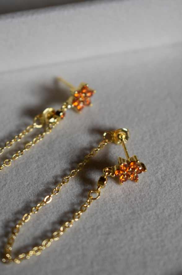 Orangeflo Earrings