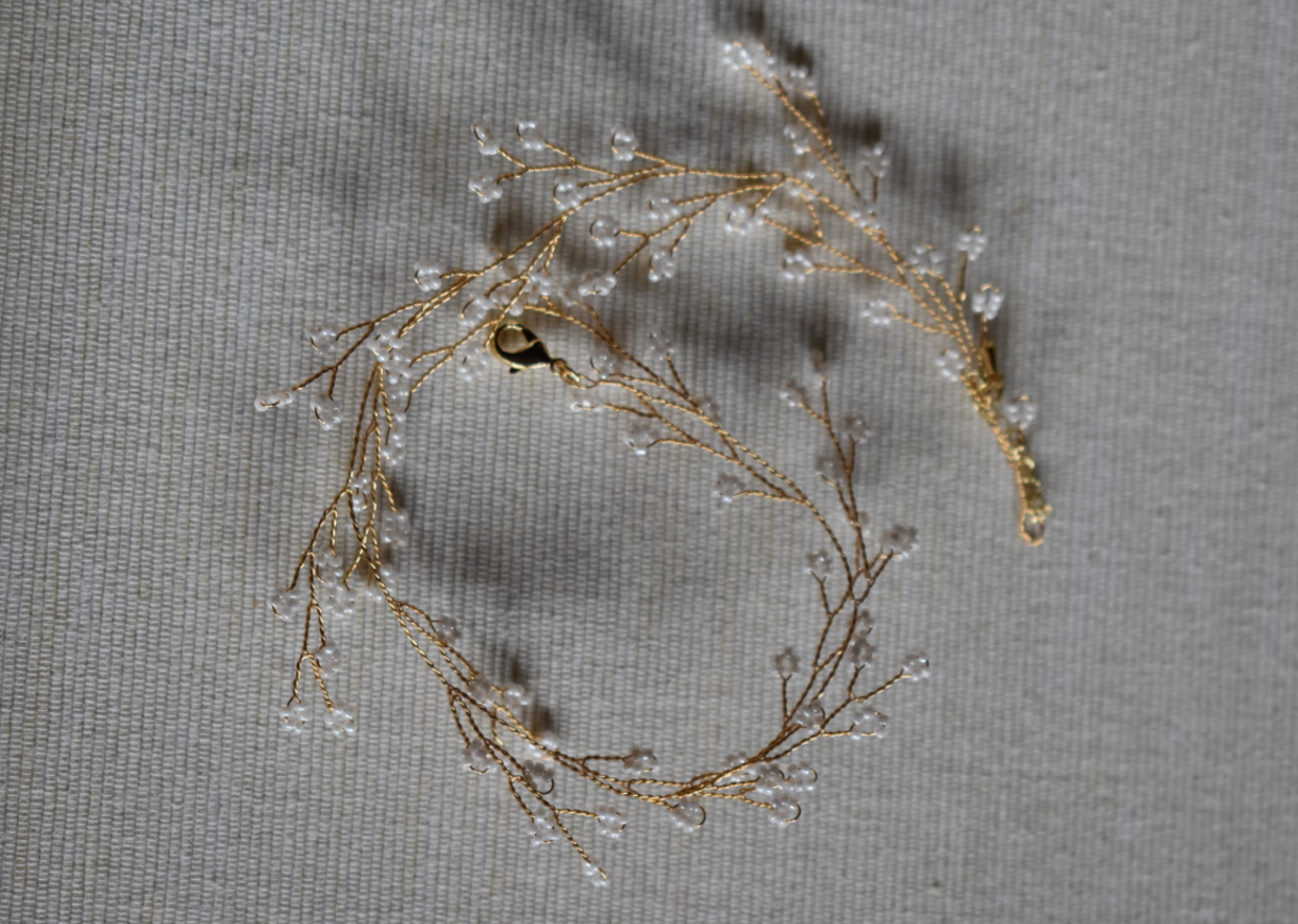 Tree White Choker