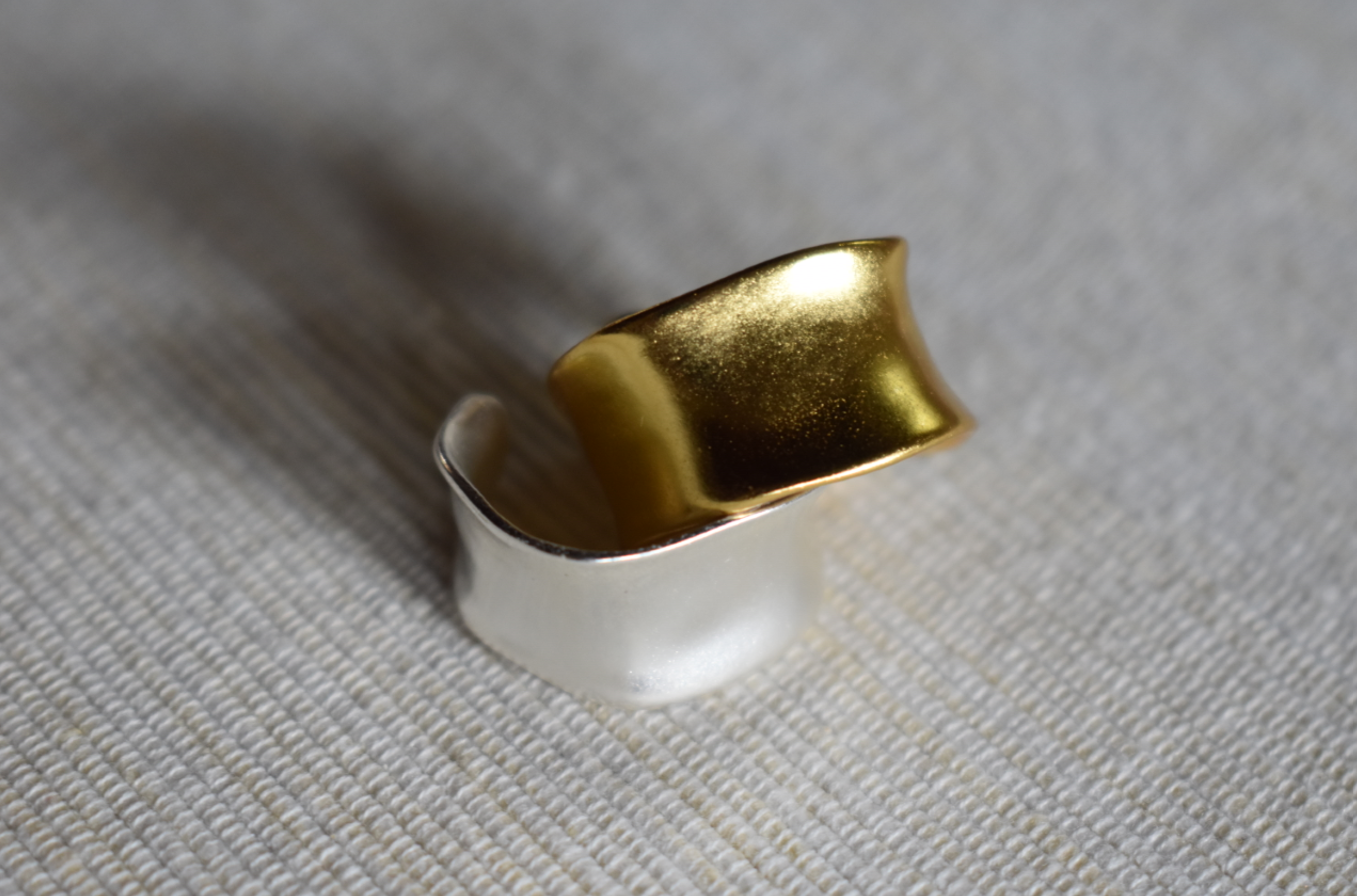 Gleams Metal Ring